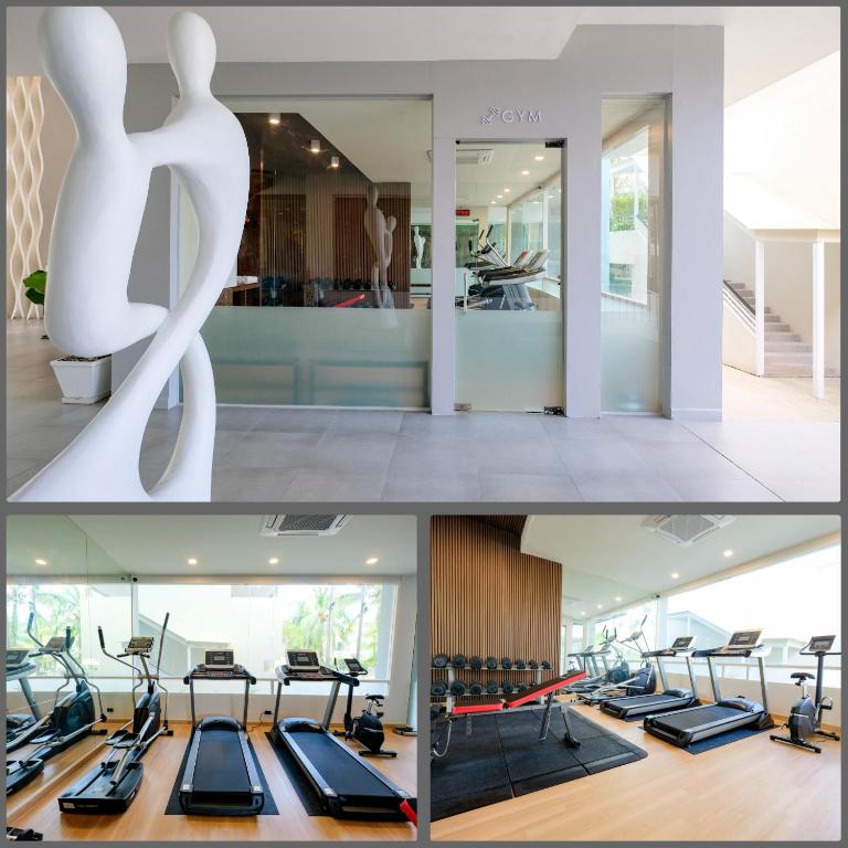 Fitness centrum a/nebo fitness zařízení v ubytování A2 Pool Resort - SHA Plus