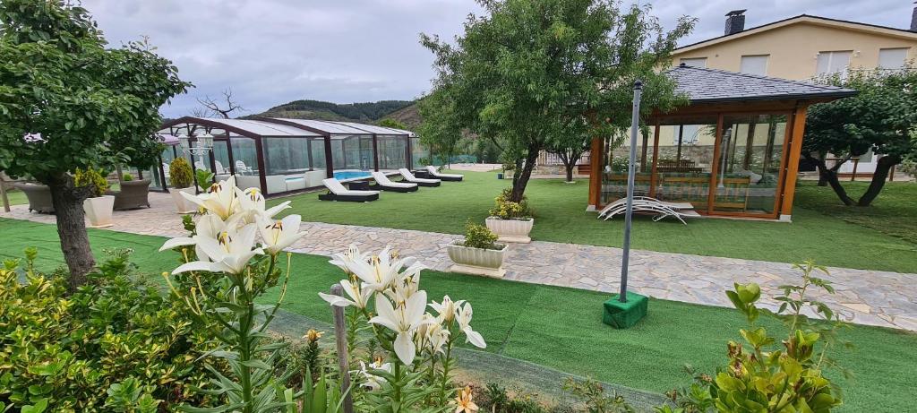 Zahrada ubytování Casa Rural Elias