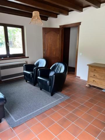 Posezení v ubytování Panoramic Bungalow Sint Gillis-Waas