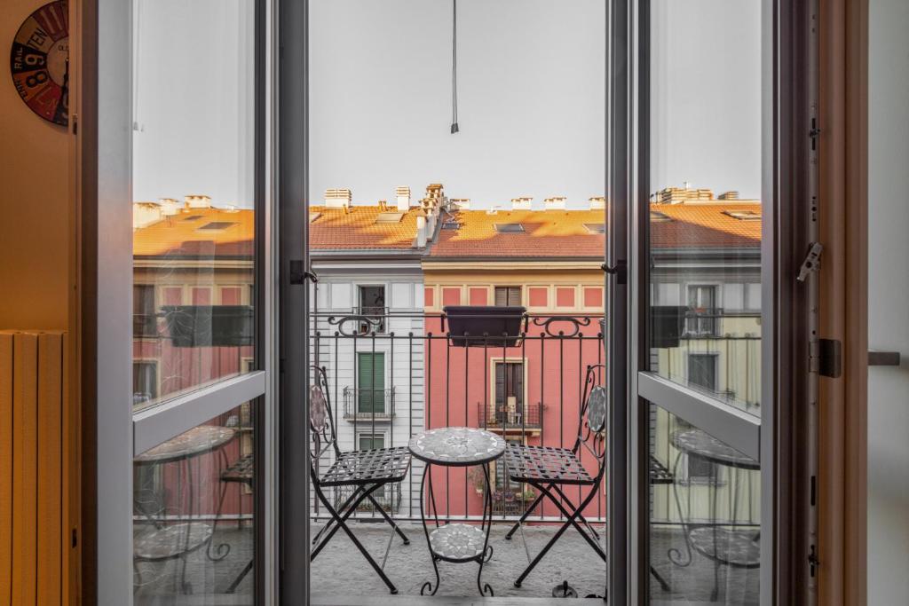 ระเบียงหรือลานระเบียงของ Easylife - Stupendo e rifinito appartamento in zona Navigli