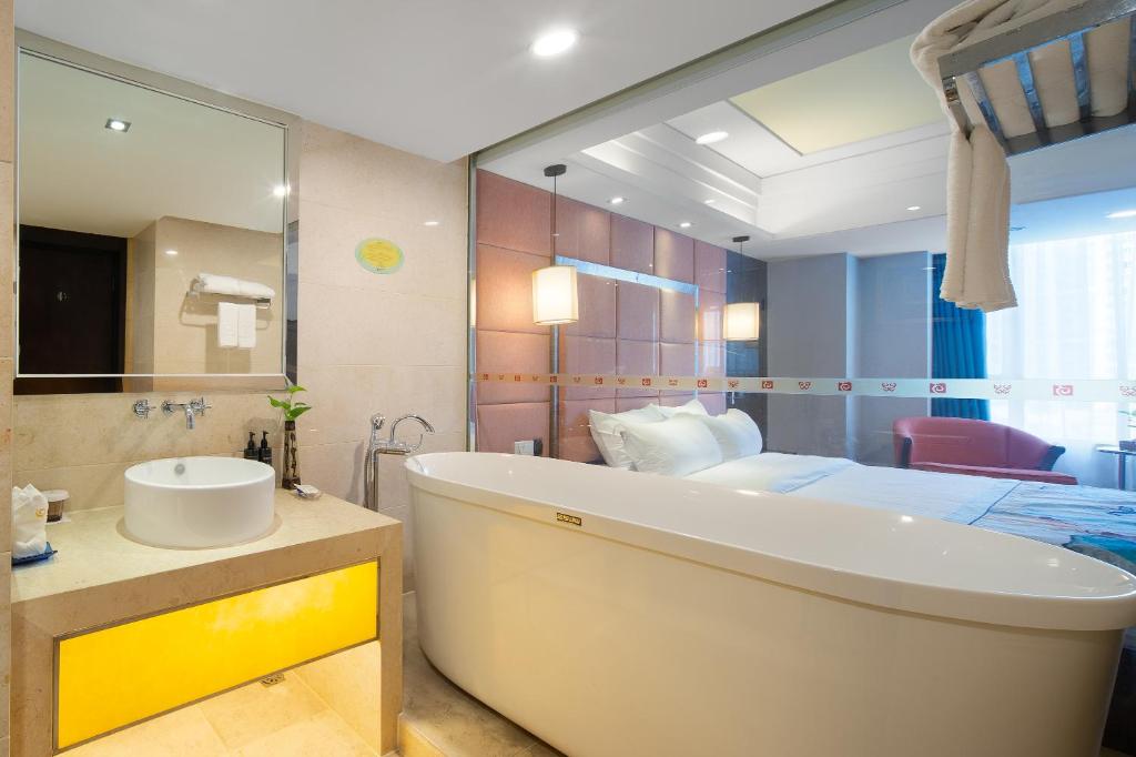 Koupelna v ubytování Foshan Rezen Select Pasonda Hotel