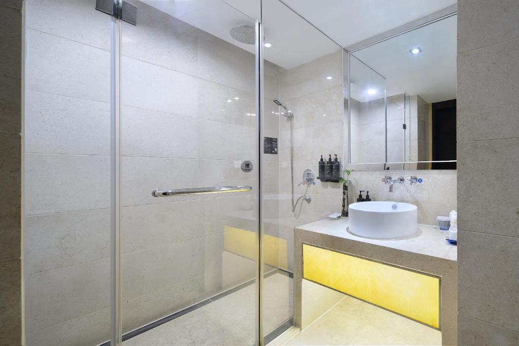 Koupelna v ubytování Foshan Rezen Select Pasonda Hotel