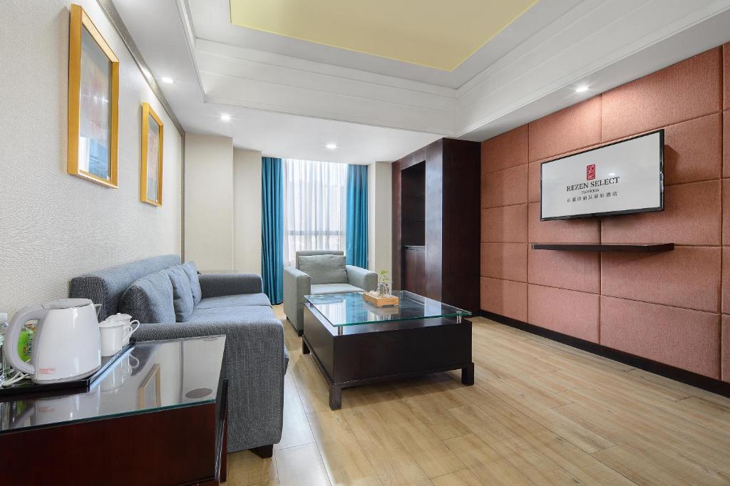 Posezení v ubytování Foshan Rezen Select Pasonda Hotel