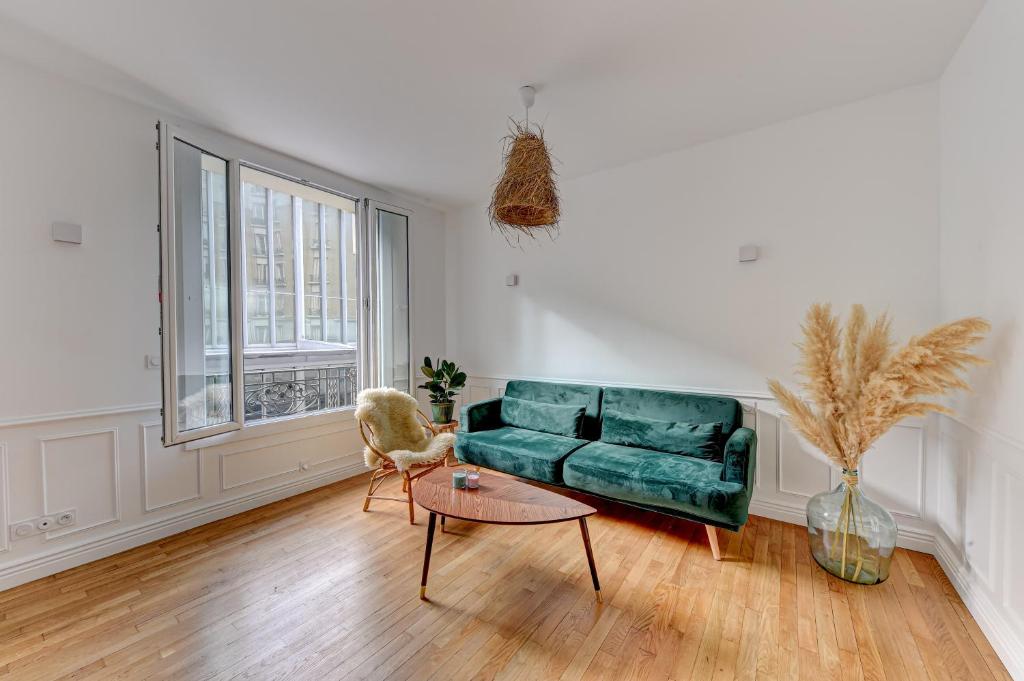 Posedenie v ubytovaní Appartement parisien lumineux proche métro