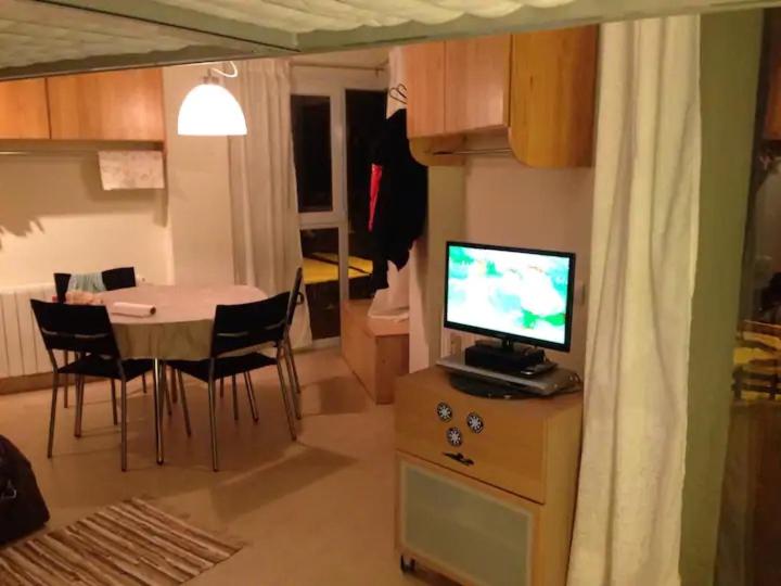 TV a/nebo společenská místnost v ubytování Precioso apartamento a pie de pista en Sierra Nevada