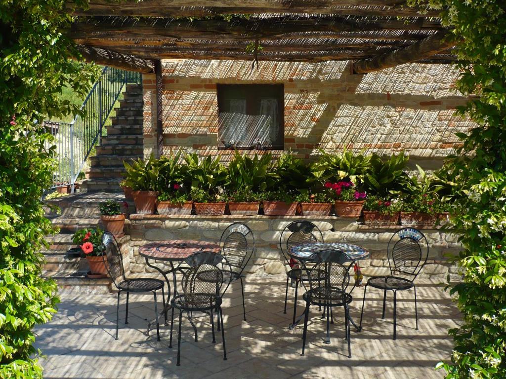 Vonkajšia záhrada v ubytovaní Agriturismo Biologico la Casa degli Gnomi
