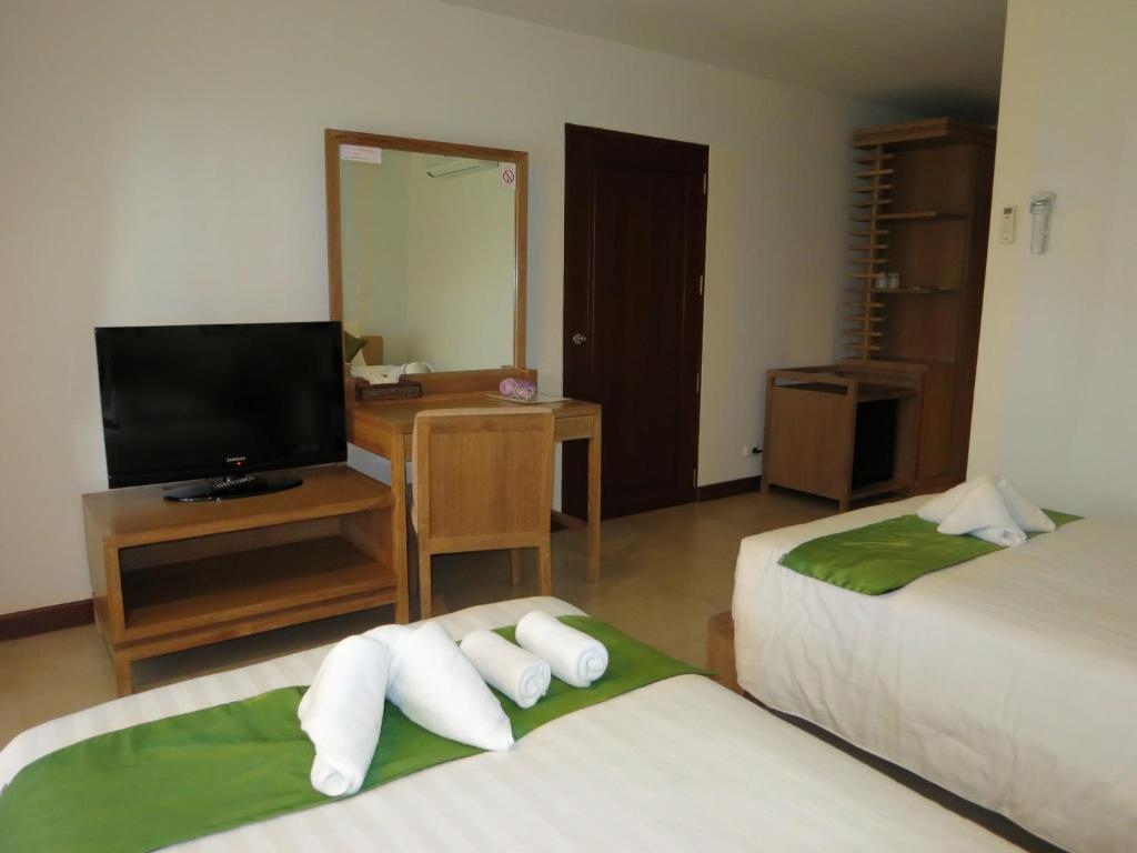 TV a/nebo společenská místnost v ubytování Islanda Resort Hotel