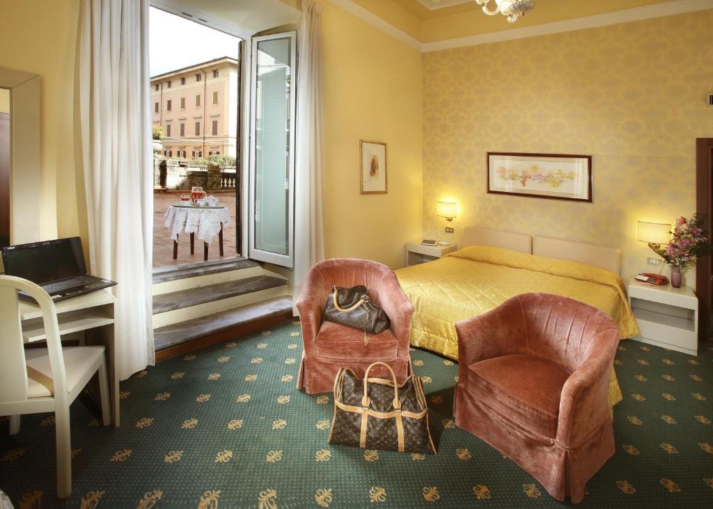 Posezení v ubytování Grand Hotel Plaza & Locanda Maggiore