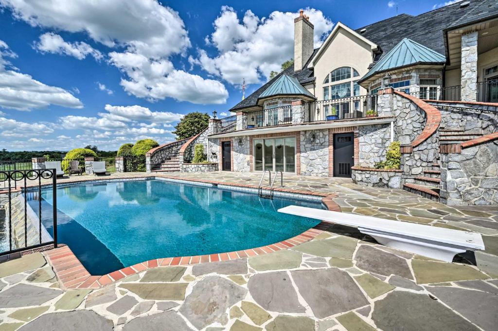 Ferienhaus Stunning Gettysburg Estate about 15 Min to Skiing (USA