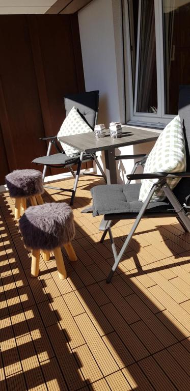 Fotografie z fotogalerie ubytování Modernes Wohlfühlstudio im Haus Eldorado mit Traumaussicht v destinaci Leukerbad