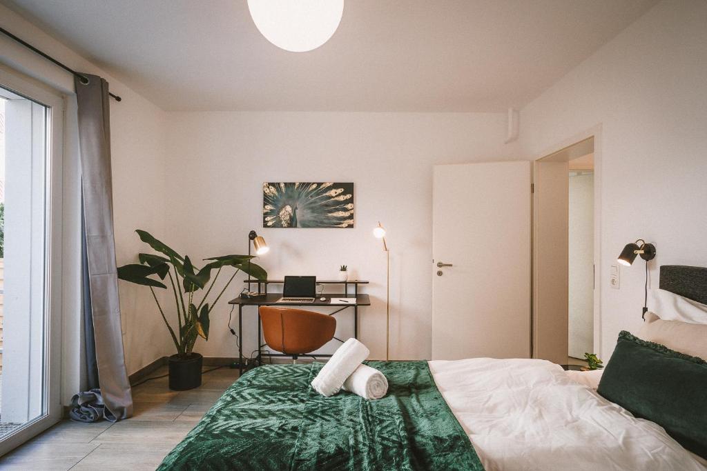 Sadebo Apartments Lübeck mit Terrasse oder Balkon - 13