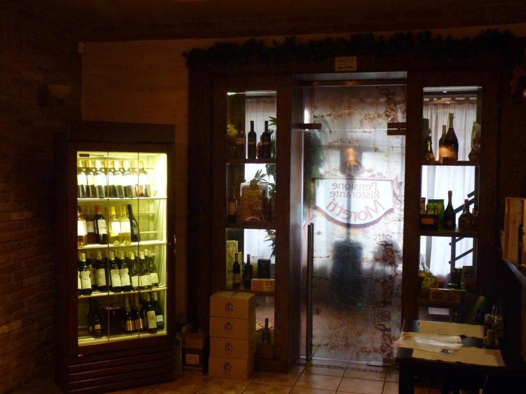 Nápoje v ubytování Pensione Ristorante Moretti