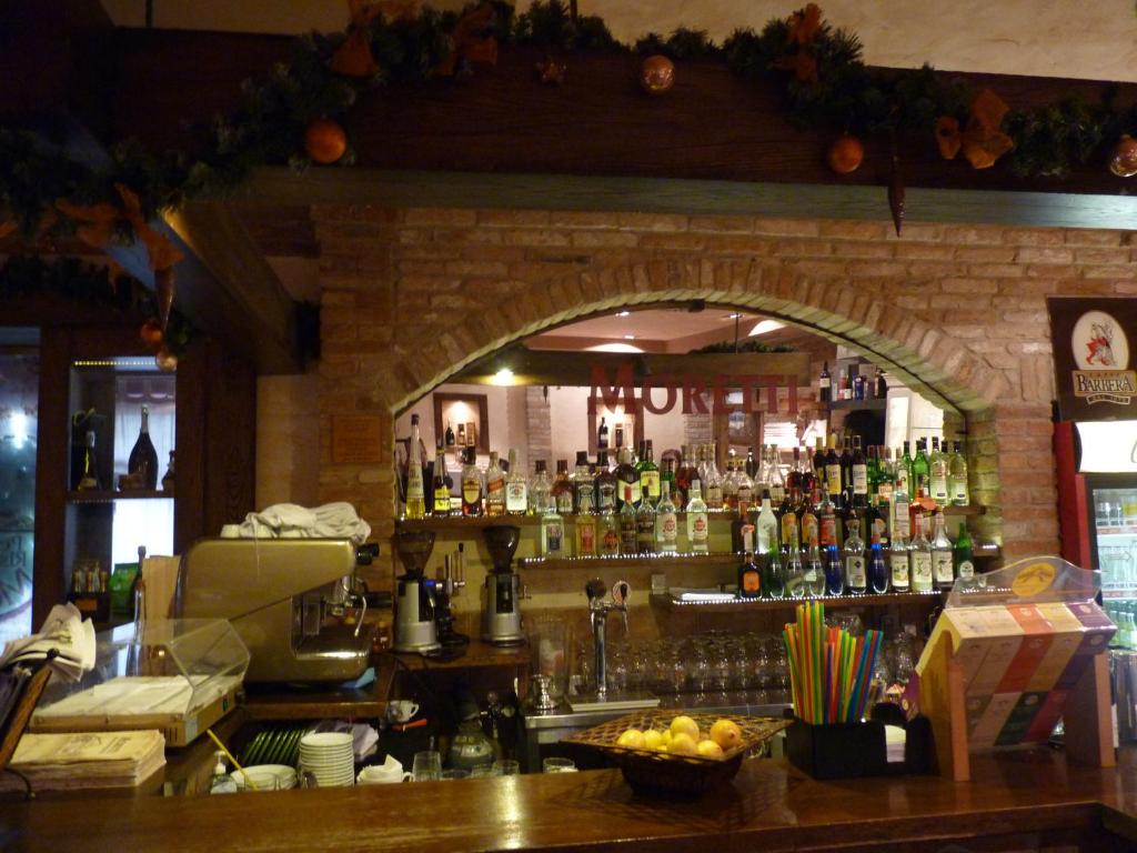Nápoje v ubytování Pensione Ristorante Moretti