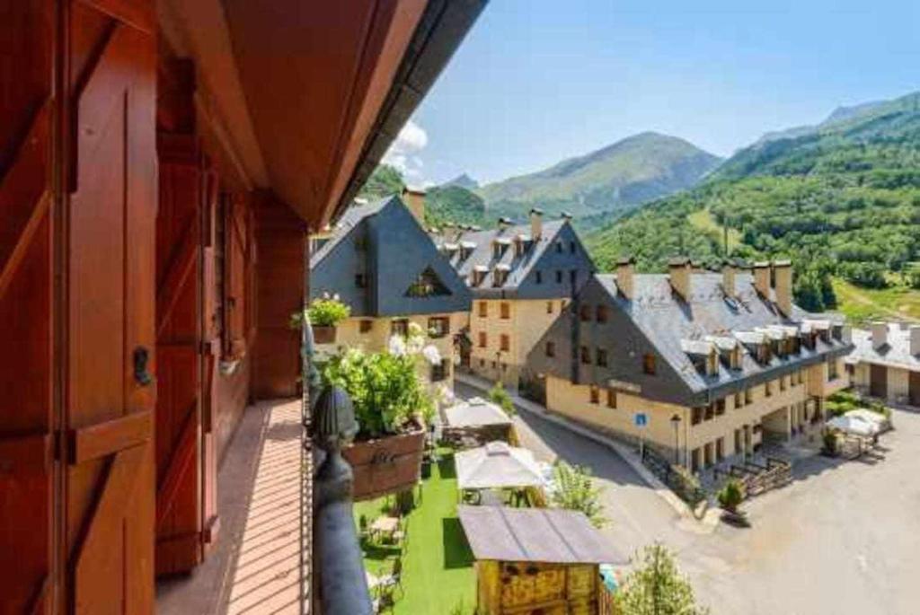 Nespecifikovaný výhled na hory nebo výhled na hory při pohledu z apartmánu