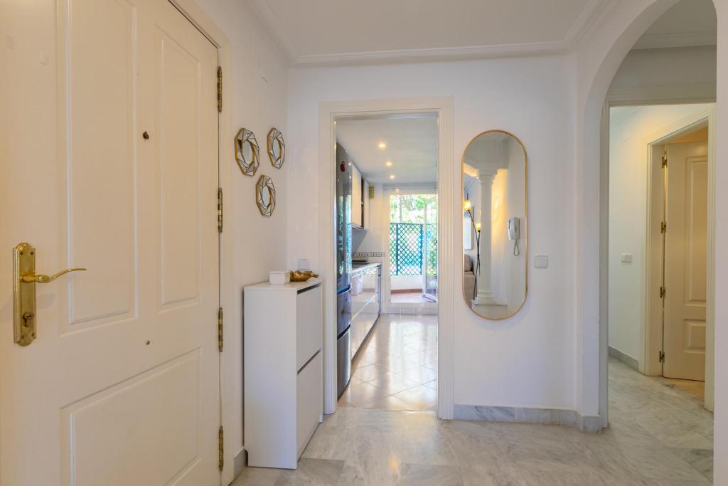 Posteľ alebo postele v izbe v ubytovaní Great views, large terrace & walking distance