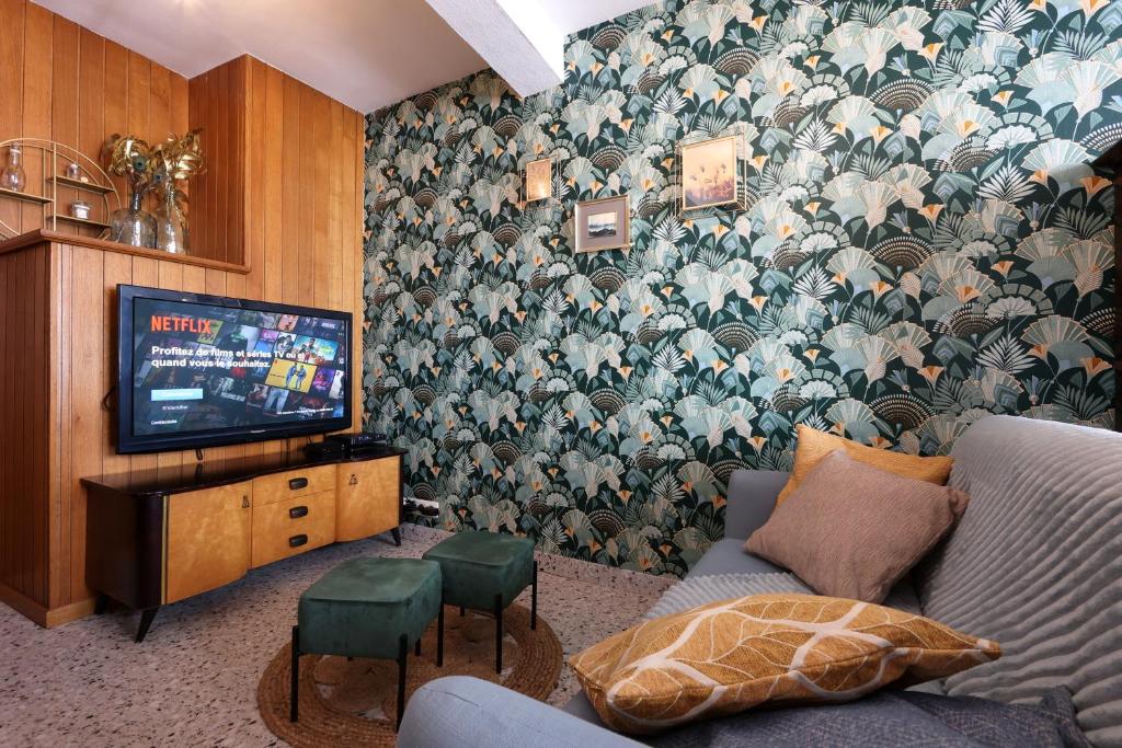 Retro 68 : Charmante maison au centre de Malmedy - Casa De Dos Dormitorios