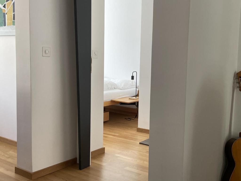Postel nebo postele na pokoji v ubytování Terra - Haus auf dem Sand