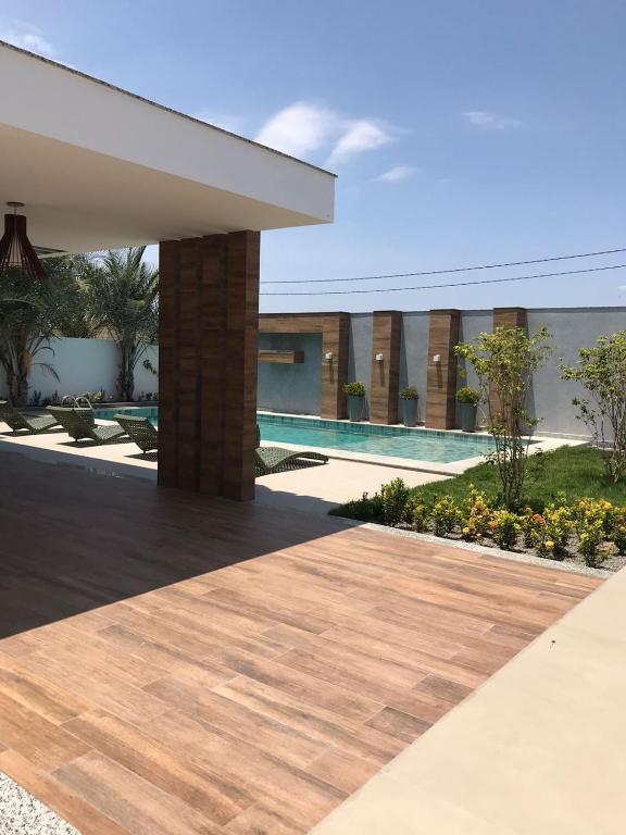 Bazén v ubytování Hotel Flor Da Chapada nebo v jeho okolí
