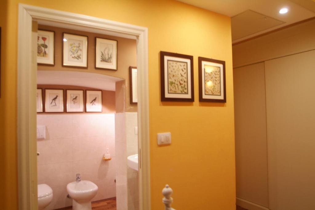 Koupelna v ubytování B&B Archidamo