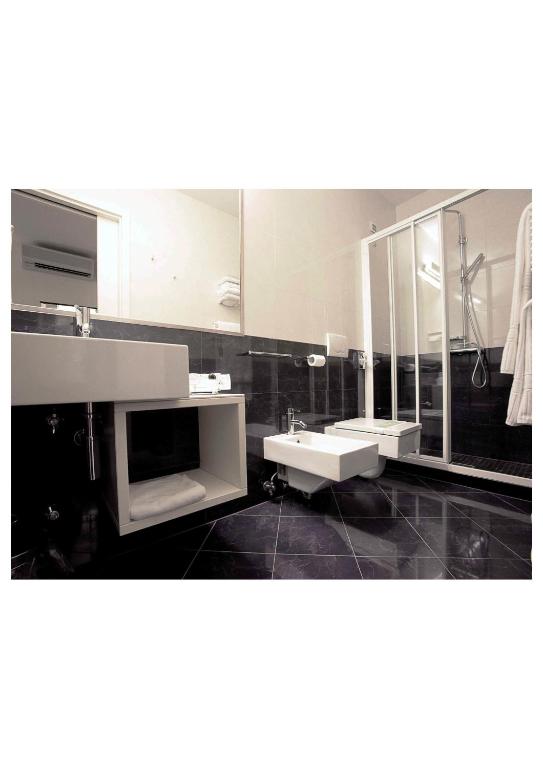 Koupelna v ubytování Urban Hotel Design
