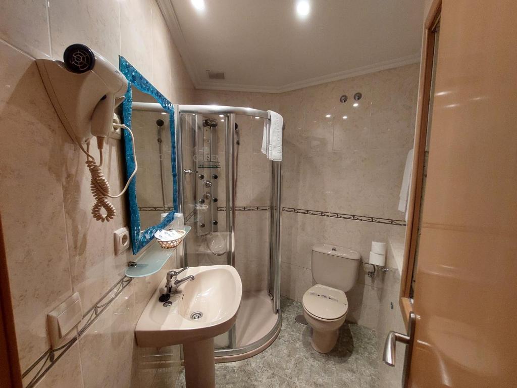 Kúpeľňa v ubytovaní Hotel Chipén