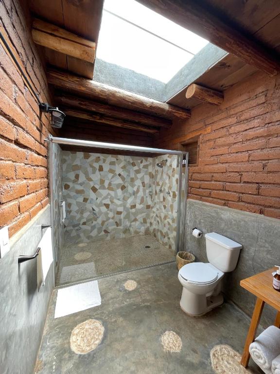 Koupelna v ubytování Casa Regina Oaxaca
