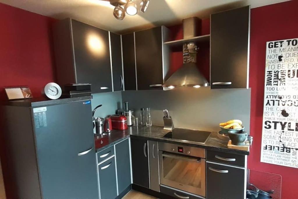 Kuchyňa alebo kuchynka v ubytovaní Appt centre ville "Parc Olympe de Gouges" avec garage