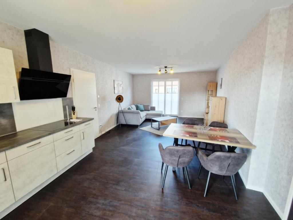 Kuchyň nebo kuchyňský kout v ubytování DM Hotels & Apartments - Apartment Rasenweg