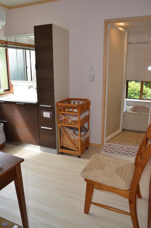 Posezení v ubytování Auberge Fujii Fermier