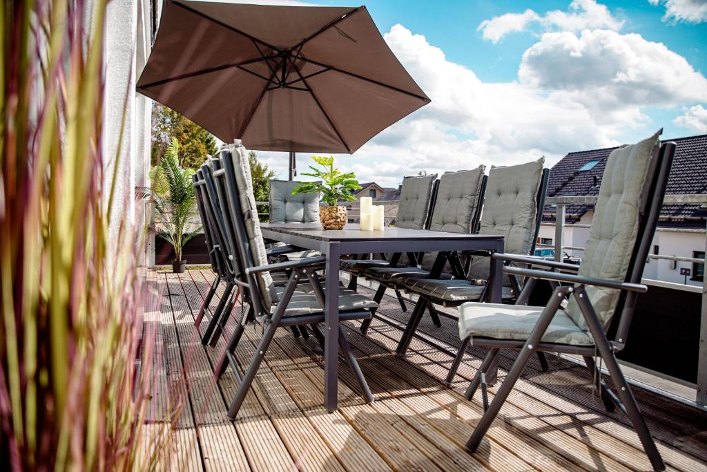 Balkón nebo terasa v ubytování Smart Resorts Haus Brilliant Ferienwohnung 602