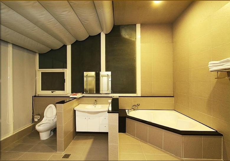 Koupelna v ubytování Zhuyuan Ju B&B