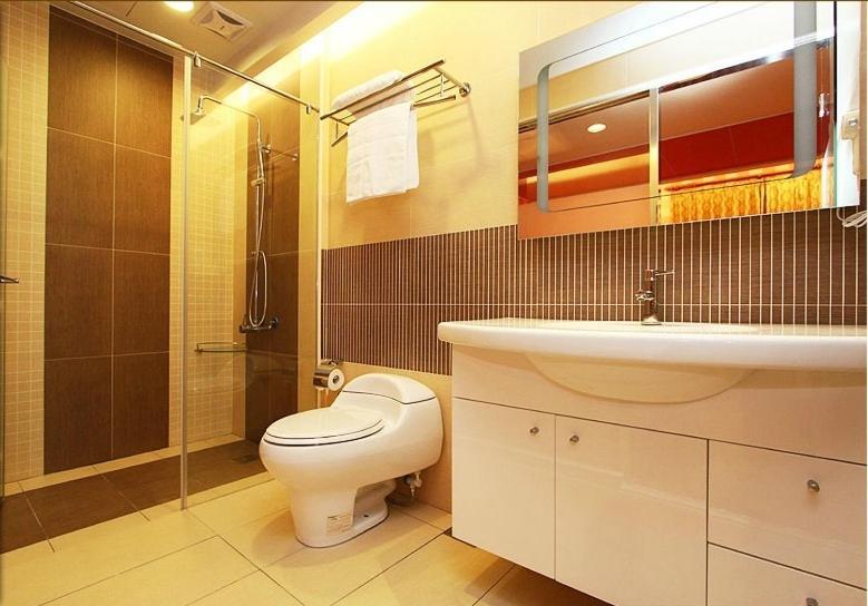Koupelna v ubytování Zhuyuan Ju B&B