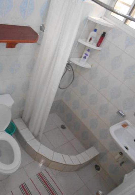 Koupelna v ubytování Lucy Rooms