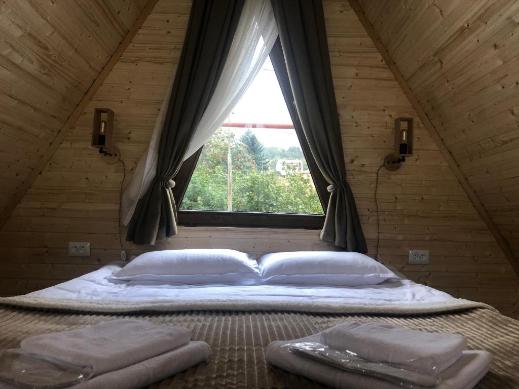 Postel nebo postele na pokoji v ubytování Cottage Nishi