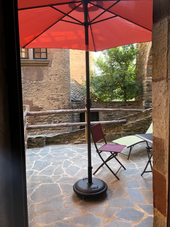 Patio nebo venkovní prostory v ubytování LA CONQUISE