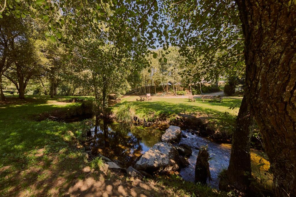 Zahrada ubytování ALBERGUE SEGUE O CAMIÑO