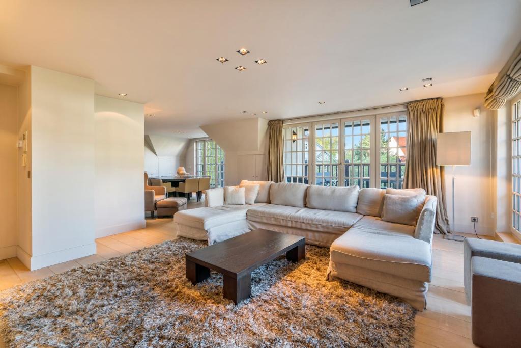 Χώρος καθιστικού στο Luxe duplex villa8p in cottagestijl met wellness