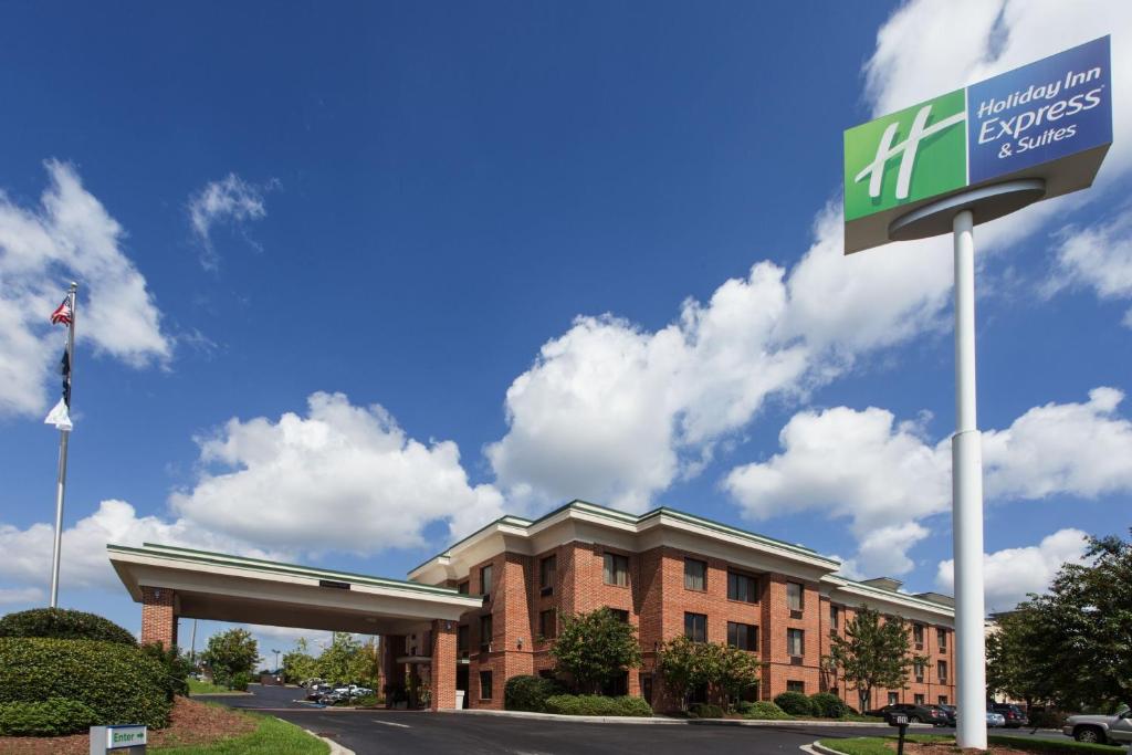 a building with a sign in front of it at Holiday Inn Express Hotel & Suites Columbia-I-20 at Clemson Road, an IHG Hotel in Columbia