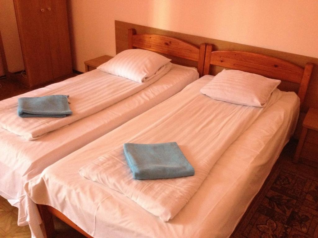 Postel nebo postele na pokoji v ubytování Hotel Haga