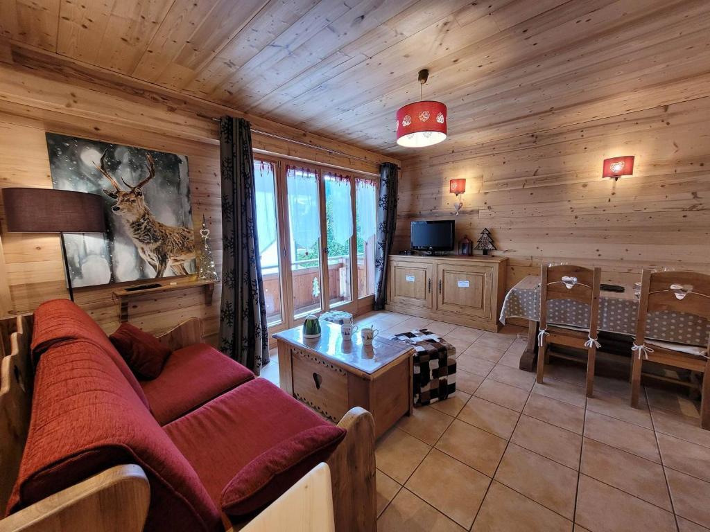 Appartement 3 pièces près des pistes avec parking et wifi aux Gets