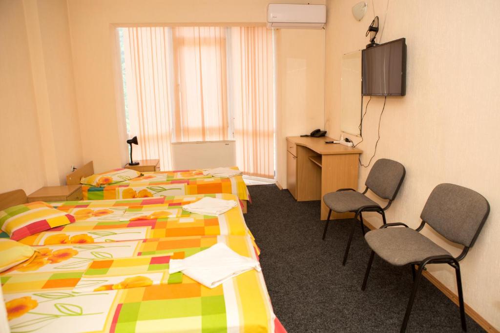 TV a/nebo společenská místnost v ubytování Hotel Deva