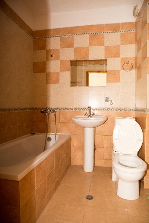 Koupelna v ubytování Hotel Deva