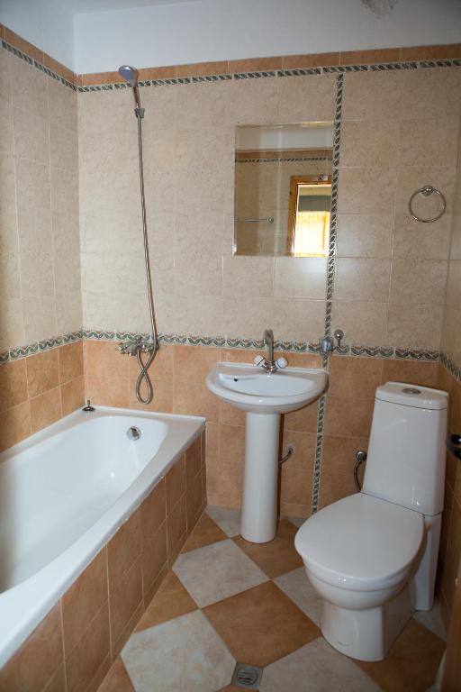 Koupelna v ubytování Hotel Deva