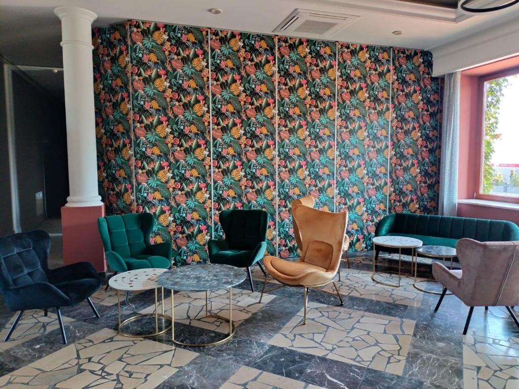 Posezení v ubytování Hotel Sphinx