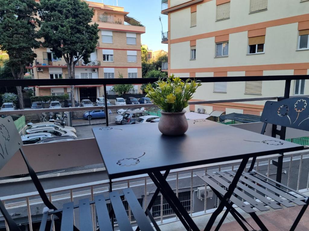 Balkón alebo terasa v ubytovaní Il Piccolo Sogno di Roma