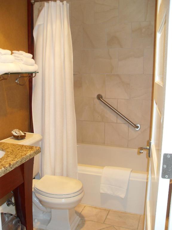 Koupelna v ubytování Hotel Elliott