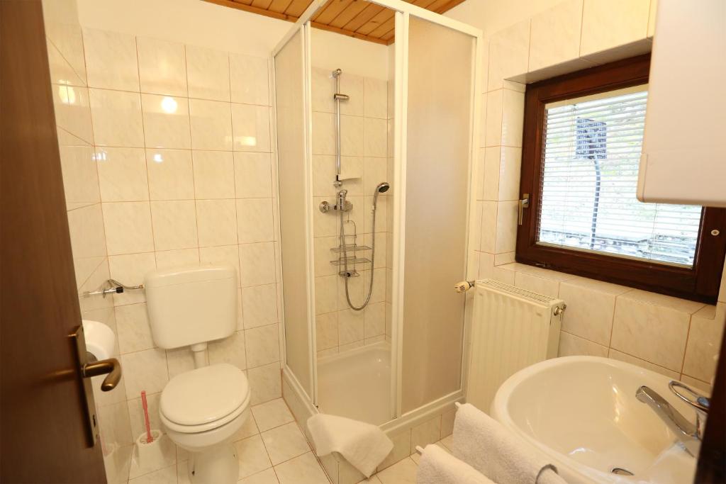 Koupelna v ubytování Accommodation Resman