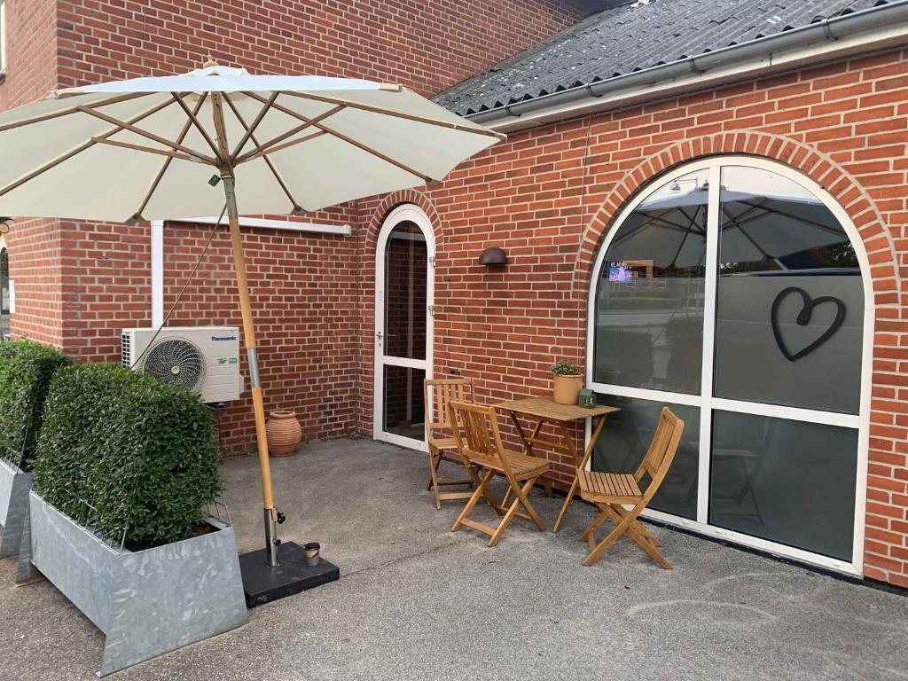 Patio nebo venkovní prostory v ubytování GÆSTEHUSET