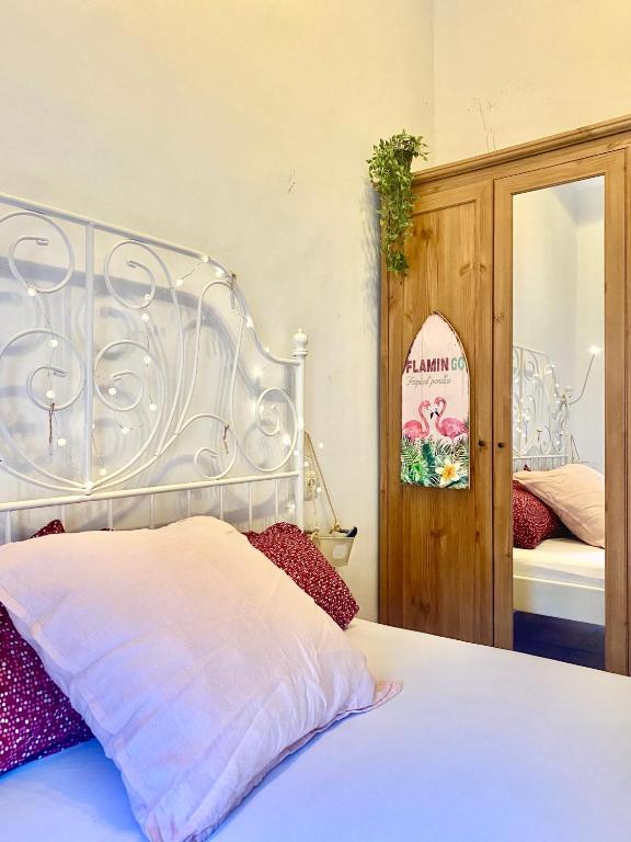 Postel nebo postele na pokoji v ubytování Preciosa villa en el corazón de Gandia