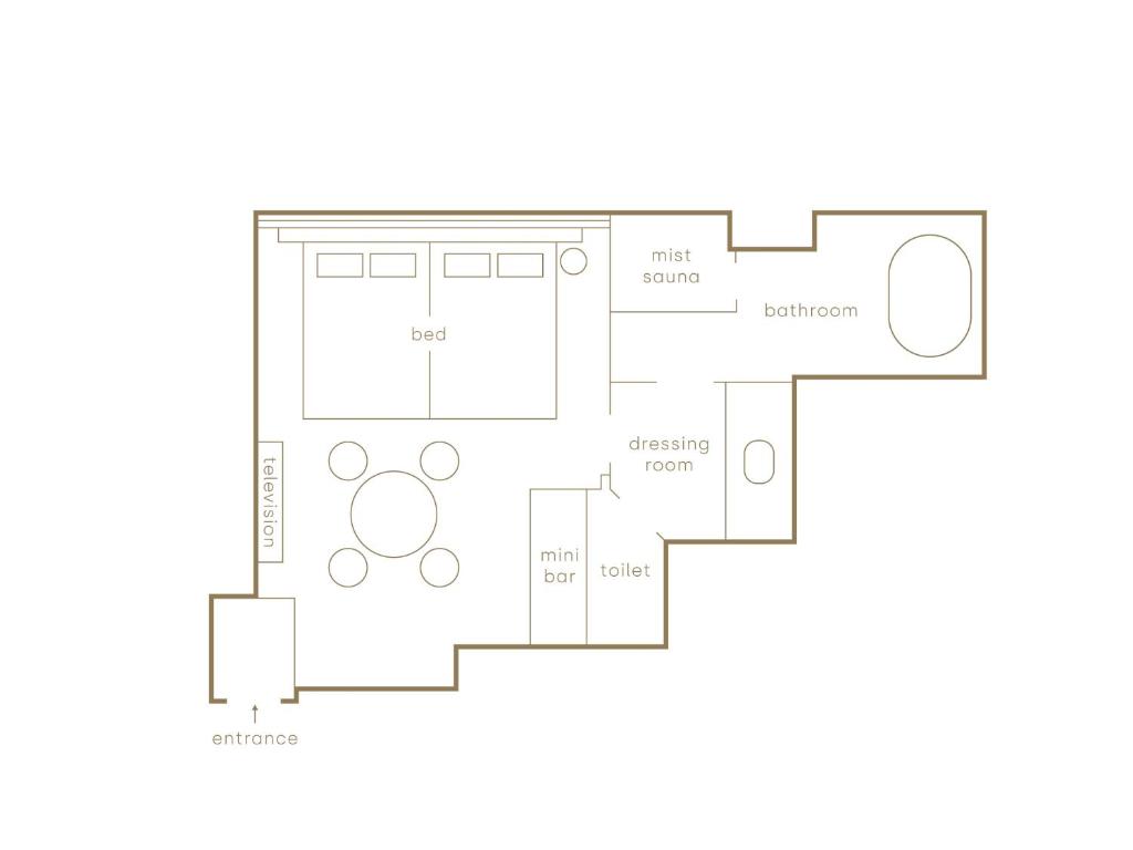 Půdorys ubytování hotel hisoca ikebukuro